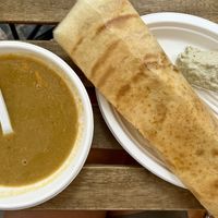 €16 for lukewarm, bland "dal" and a tasteless masala dosa   at Vega Food in Rome