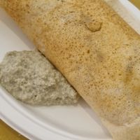 Masala dosa outside at Vega Food in Rome