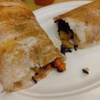 Dosa di verdure at Vega Food in Rome