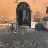 Front entrance, easy to miss! at Vega Food in Rome