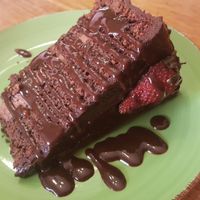 Chocolate cake at Prem Vida - Alimentación Consciente in Sucre