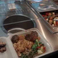 Vegan Hot Bar on Mondays at Durham Co-op Market in Durham