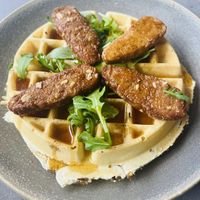 The best chik’n strips I’ve ever had   at The Bossy Hen in Myrtle Beach