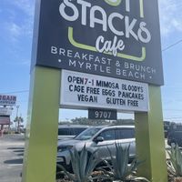 Super exciting to see Vegan on the Marquis ￼ at The Bossy Hen in Myrtle Beach