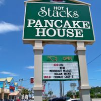 Vegan Menu on sign at The Bossy Hen in Myrtle Beach