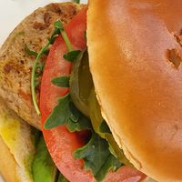 Chicken sandwich  at The Bossy Hen in Myrtle Beach