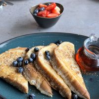 Vegan Granola French Toastt  at Hot Stacks Cafe in Myrtle Beach