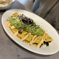 Just Ranchero made with Just Egg #Veganuary at Hot Stacks Cafe in Myrtle Beach