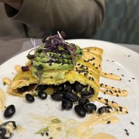 Just Ranchero.  Ultra fresh black beans were standout! #Veganuary at Hot Stacks Cafe in Myrtle Beach