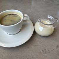 Americano with soy  at The Bossy Hen in Myrtle Beach