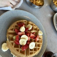 Waffles and potato's  at Hot Stacks Cafe in Myrtle Beach