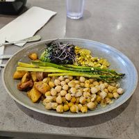 Tofu bowl at Hot Stacks Cafe in Myrtle Beach