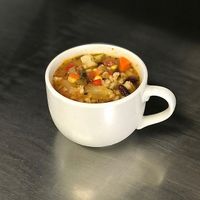 New housemade Vegetable soup as of 5/2018  (Vegan) at The Bossy Hen in Myrtle Beach