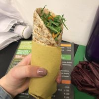 Okinawa vegan labelled wrap  at Green and Go in Rome