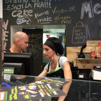 Friendly people at Green and Go in Rome