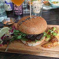 Kimchi Burger at Sajvva in Malmo
