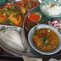 Spicy main plate at Sajvva in Malmo