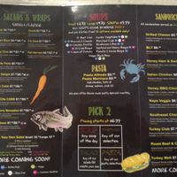 More options than the menu shows, you can build your own and substitute tofu, beans, chickpeas at Greens & Grains Cafe in Harrisonburg