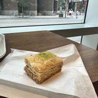 Vegan baklava  at Falafel Avenue - University in Montreal