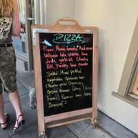 Menu from 3/28/26 at Cheeseboard Pizza in Berkeley