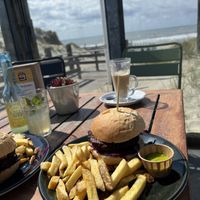 vegan kimchi burger  at Paal 9 in Den Hoorn Texel
