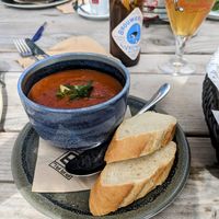 Tomato soup at Paal 9 in Den Hoorn Texel