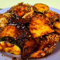 Famous rojak at Tang Leng Chay Vegetarian 东龙斋素食 in Central Singapore