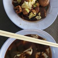 Kway chap (the kway is really well done; but sauce a bit salty) at Tang Leng Chay Vegetarian 东龙斋素食 in Central Singapore