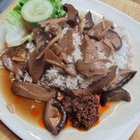 Mushroom rice ~ 18/9/22 at Victor Veggie 味特素食 in Central Singapore