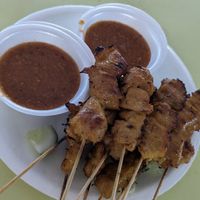 Satay. Min 10 sticks at Victor Veggie 味特素食 in Central Singapore