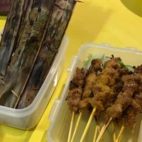 Satay & otak (using own container) at Victor Veggie 味特素食 in Central Singapore