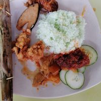 Nasi lemak at Victor Veggie 味特素食 in Central Singapore