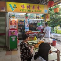 Stall at Victor Veggie 味特素食 in Central Singapore