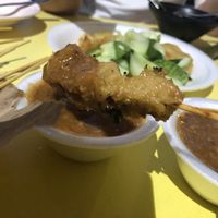 satay $0.80 each, min 10pc order 👍🏻👍🏻👍🏻 at Victor Veggie 味特素食 in Central Singapore