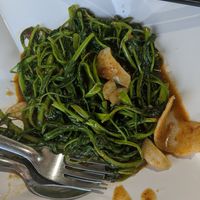 Kangkong which was disappointing in size and flavour at Choo Zai Zhai 自在斋 - Circuit Rd in Central Singapore