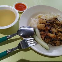 Veg chicken rice, $3.50 at He Hua Vegetarian 荷花素食 in Central Singapore