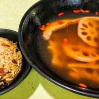 Any combination of soup + rice = $6 at Jeun VirtueFarm in Central Singapore