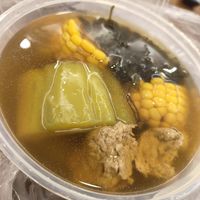 Bitter gourd soup at Jeun VirtueFarm in Central Singapore