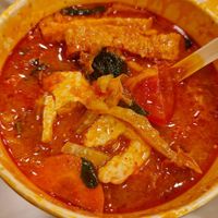 Spicy Tom Yum Soup ~ 12/7/22 at Su Shi Jia Xiang Wei 素食家乡味 in Central Singapore