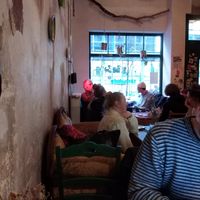 The restaurant is all vegan apart from cow's milk for coffee. at Nasch in Hamburg