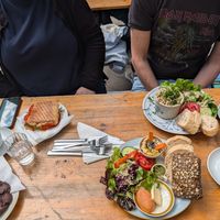 Vegan dishes at Nasch at Nasch in Hamburg