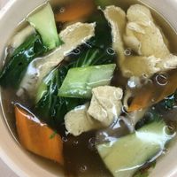 Hor fun. Lots of ingredients. Noodles at the bottom covered by the ingredients! at Ju Fu Yuan Vegetarian Delight 聚福缘素食 - Eunos in Central Singapore