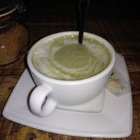 Matcha con soja at AbonaVida in Madrid