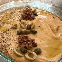 Very good hummus  at AbonaVida in Madrid