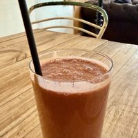 Cacao smoothie made with oat milk on request   at AbonaVida in Madrid