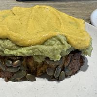 Avo mash ordered without egg  at Nutrition Republic in Goodwood