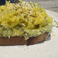 Gut Loving avo toast with kimchi  at Nutrition Republic in Goodwood