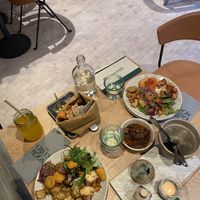 Vegan buffet  at The Green Room in Gothenburg