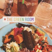 Vegan buffet at The Green Room in Gothenburg