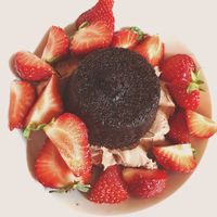 Dessert available for an xtra cost at The Green Room in Gothenburg